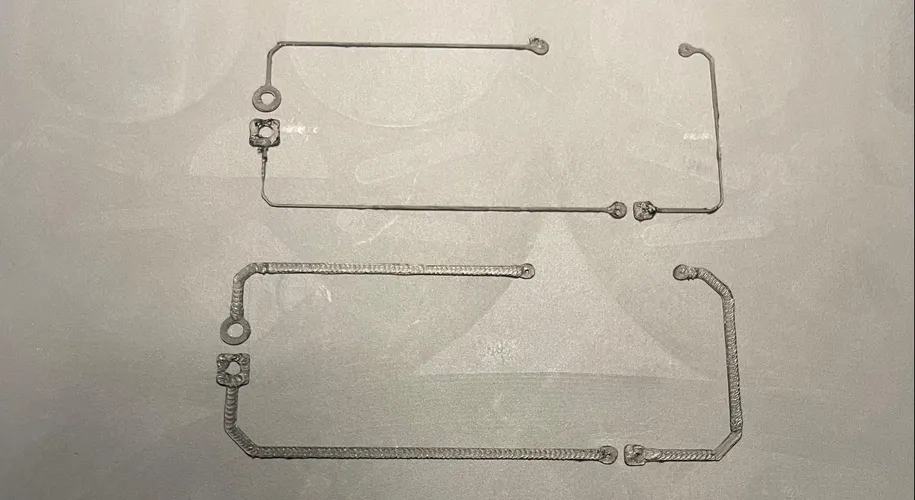 Pruebas de pistas conductoras hechas con impresora 3D